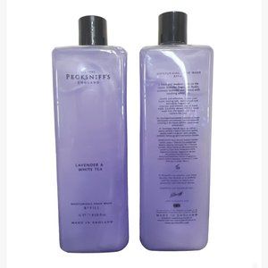 NEW 2x Pecksniffs Lavender & White Tea Moisturizing Hand Wash Refill, 33.8 fl oz
